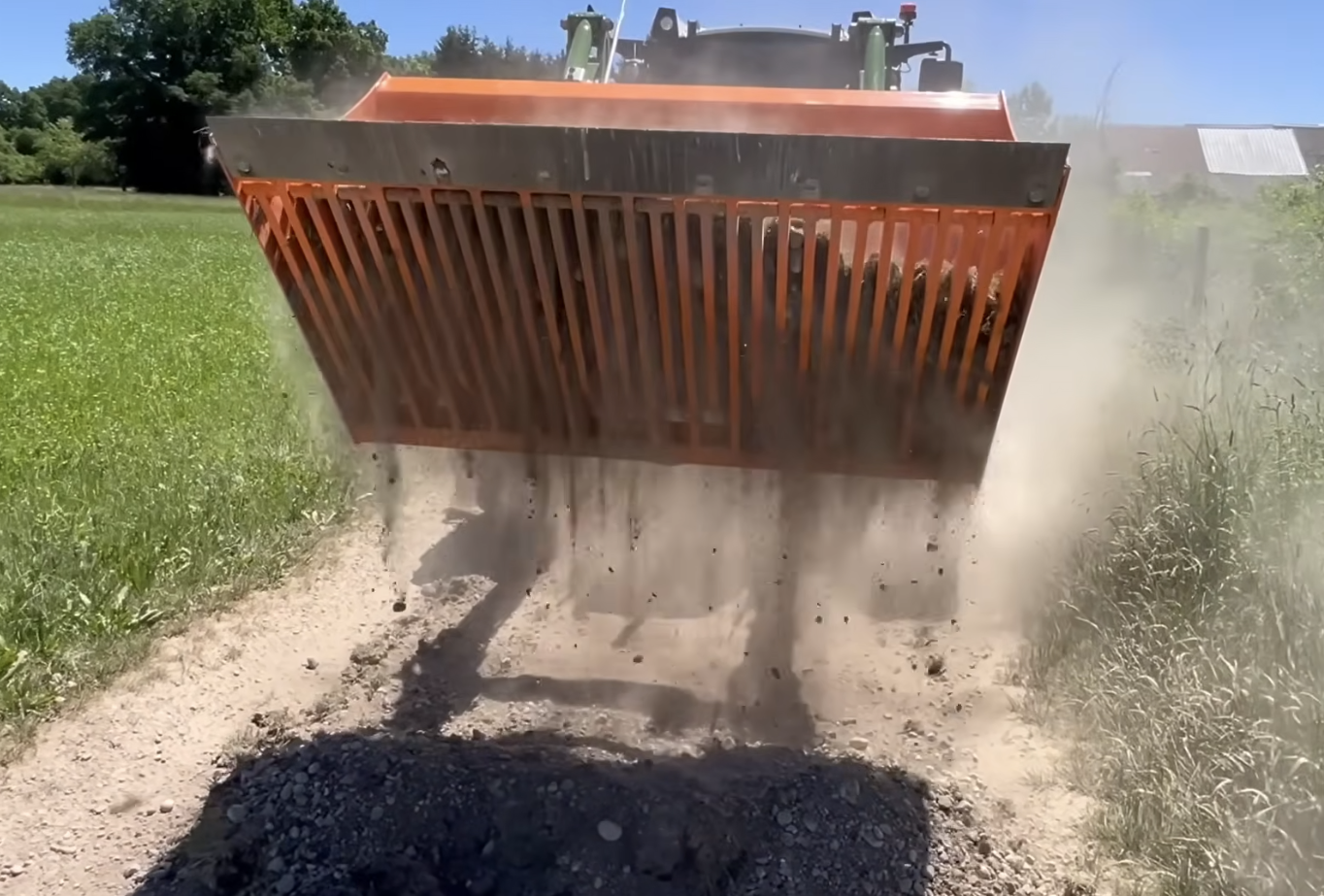 SiebMaster VGS 160 – Mittelvasen entfernen, Schotter erhalten